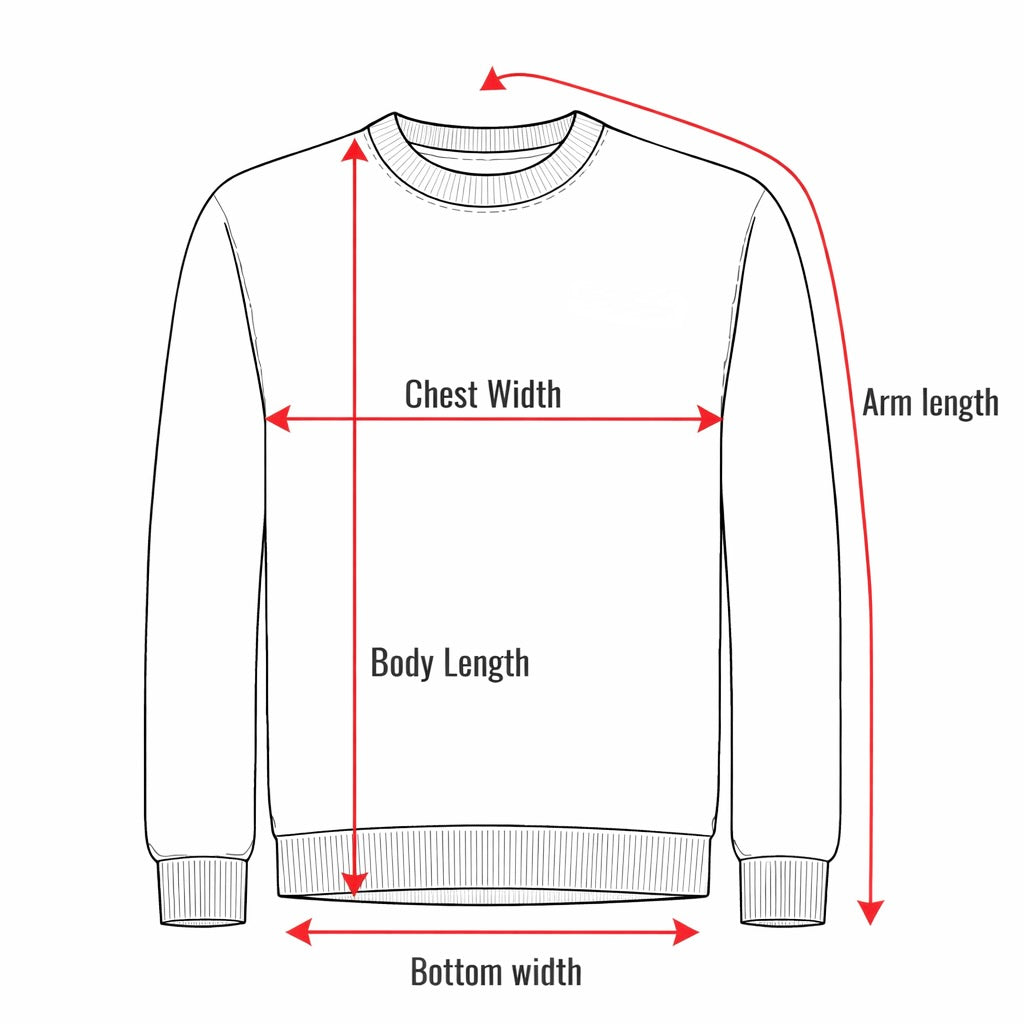 How to measure chest width, body length, arm length and bottom width