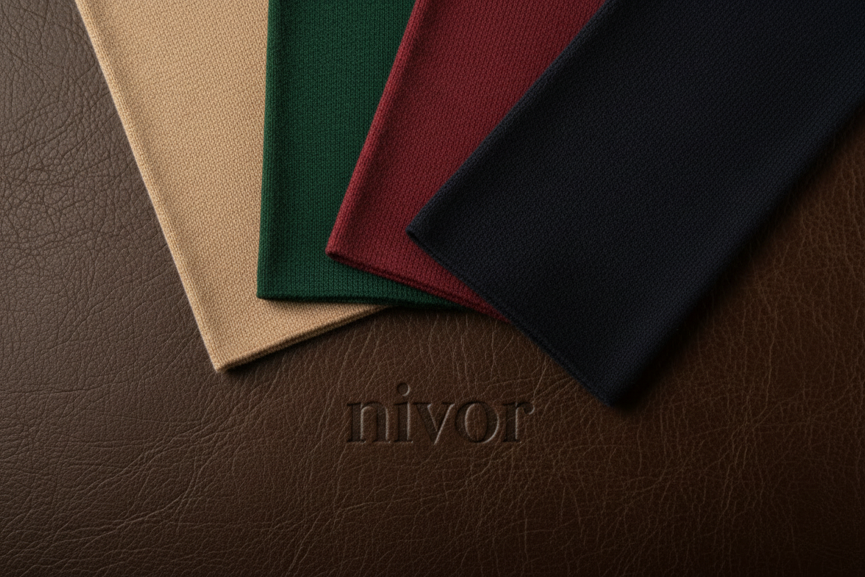 es sollten nur sehr neutrale farben sein (beige, forrest- green, wine- red, navyblue) und der untergrund sollte sehr elegant aussehen (z.b. lederuntergrund) und es sollte nivor vl. in das leder eingraviert sein