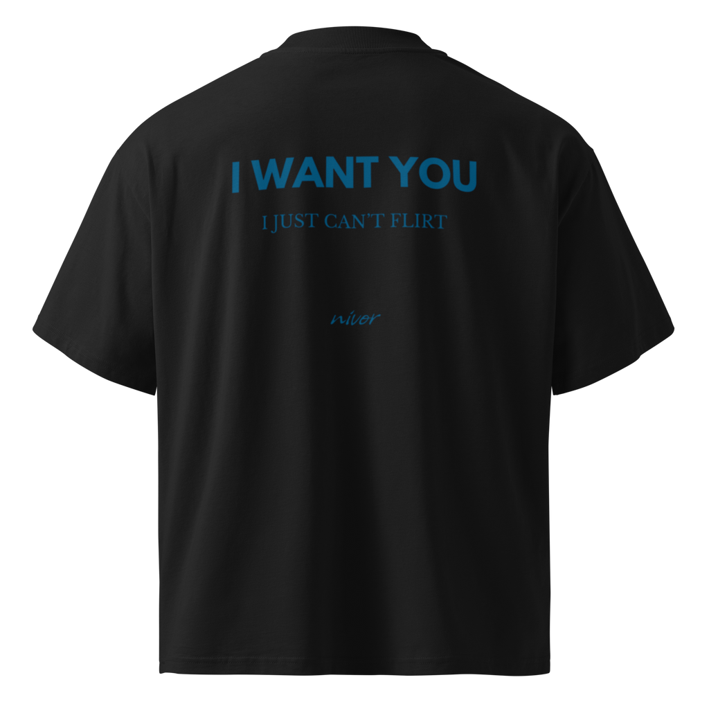 Just can't flirt Oversize