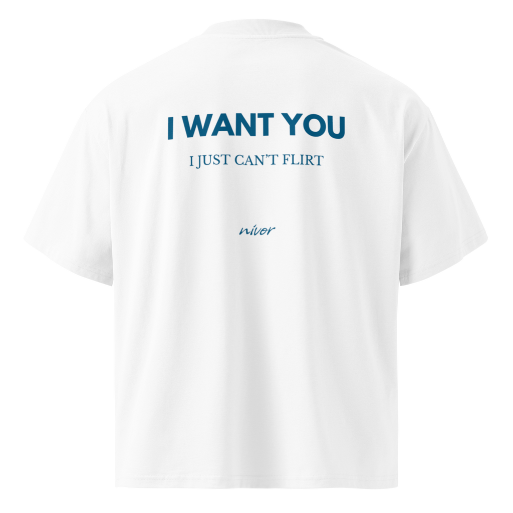 Just can't flirt Oversize