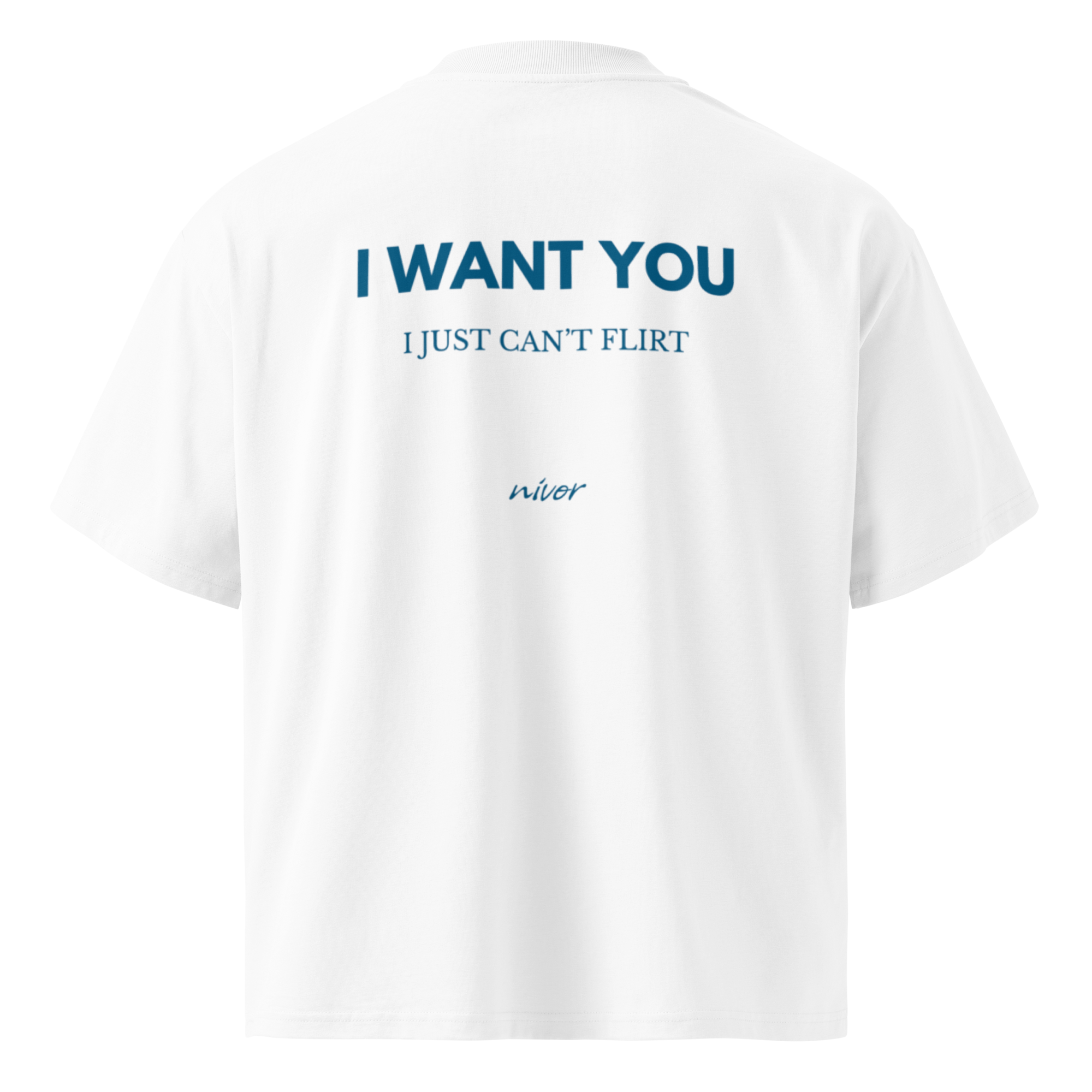 Just can't flirt Oversize
