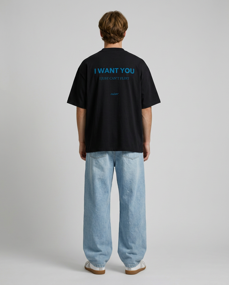 Just can't flirt Oversize