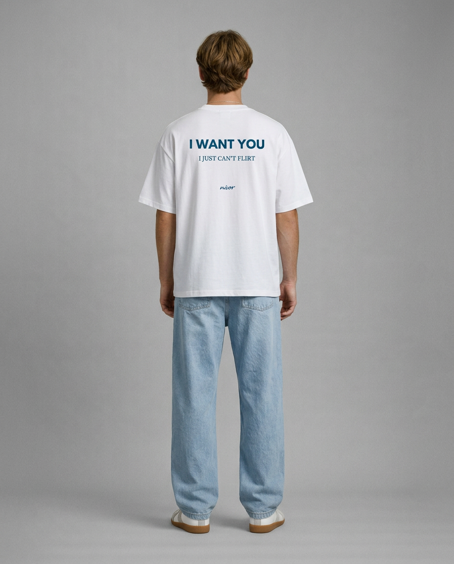 Just can't flirt Oversize